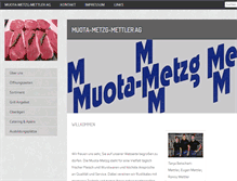 Tablet Screenshot of muota-metzg.ch